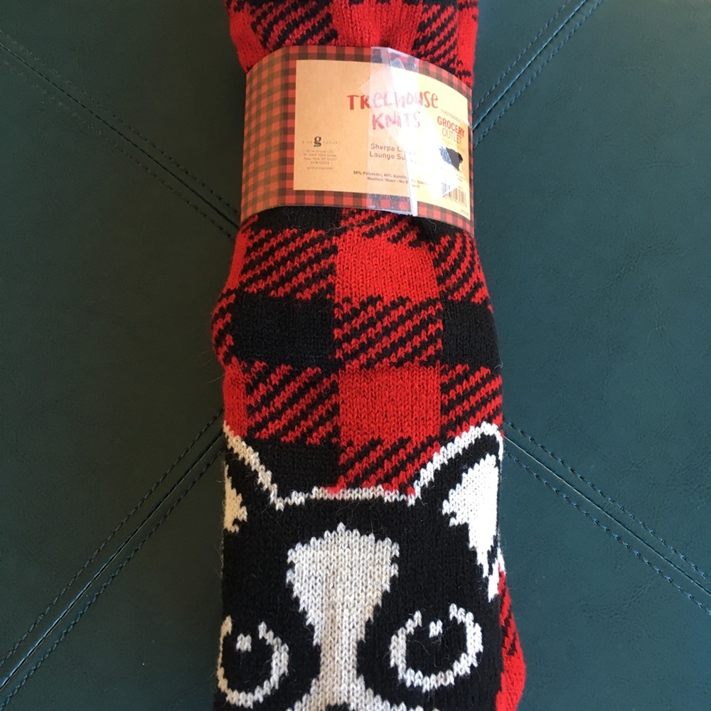 Fuzzy slipper socks